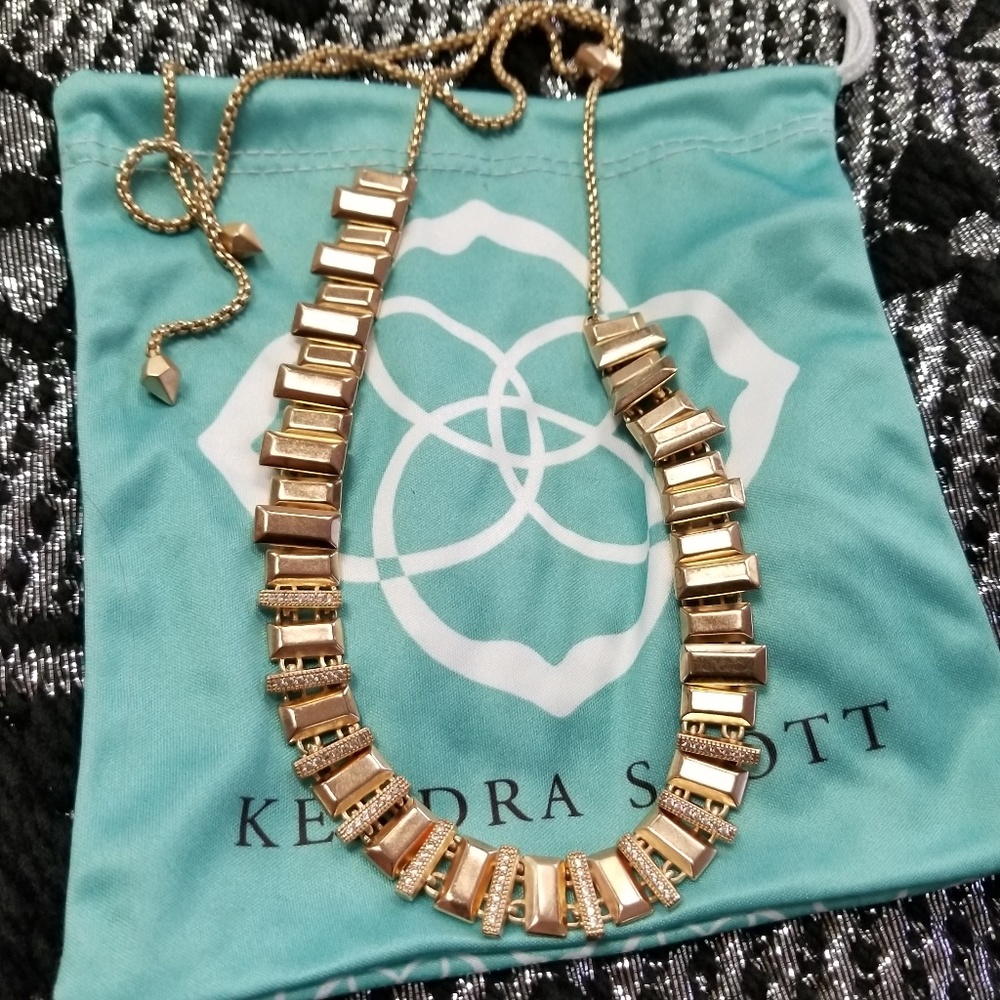 Kendra ScottRose Gold Harper Adj. Choker Necklace